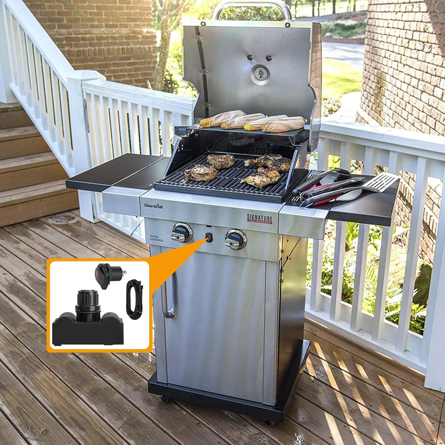 G515-0030-W2 Electronic Ignition Module for Universal 5 Outlets Charbroil 