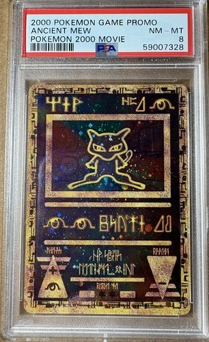 2000 Pokemon Game Promo Pokemon 2000 Movie Ancient Mew PSA 8 NM-MT