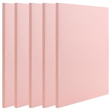 ZOENHOU 5 PCS 8.3 x 11.8 Inch Pink Large Rubber Stamp Carving Linoleum Blocks...