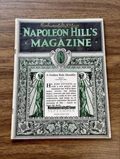 Napoleon Hill Think & Grow Rich Golden Rule Magazine September ~ 1923 Hard2find!