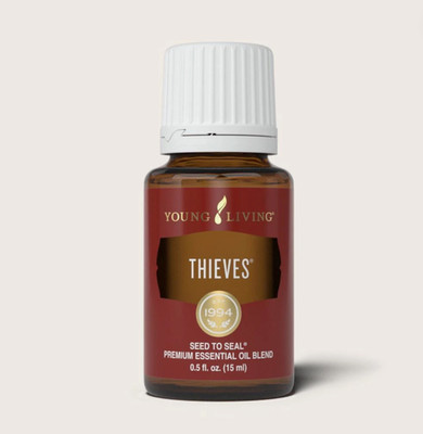 Young Living THIEVES 15 ml Essential Oils Glass Bottle Brand New Sealed