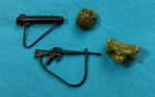 G.I. GI JOE gijoe FOOTLOOSE WAIST + WEAPONS lot gun backpack helmet FREE SHIP