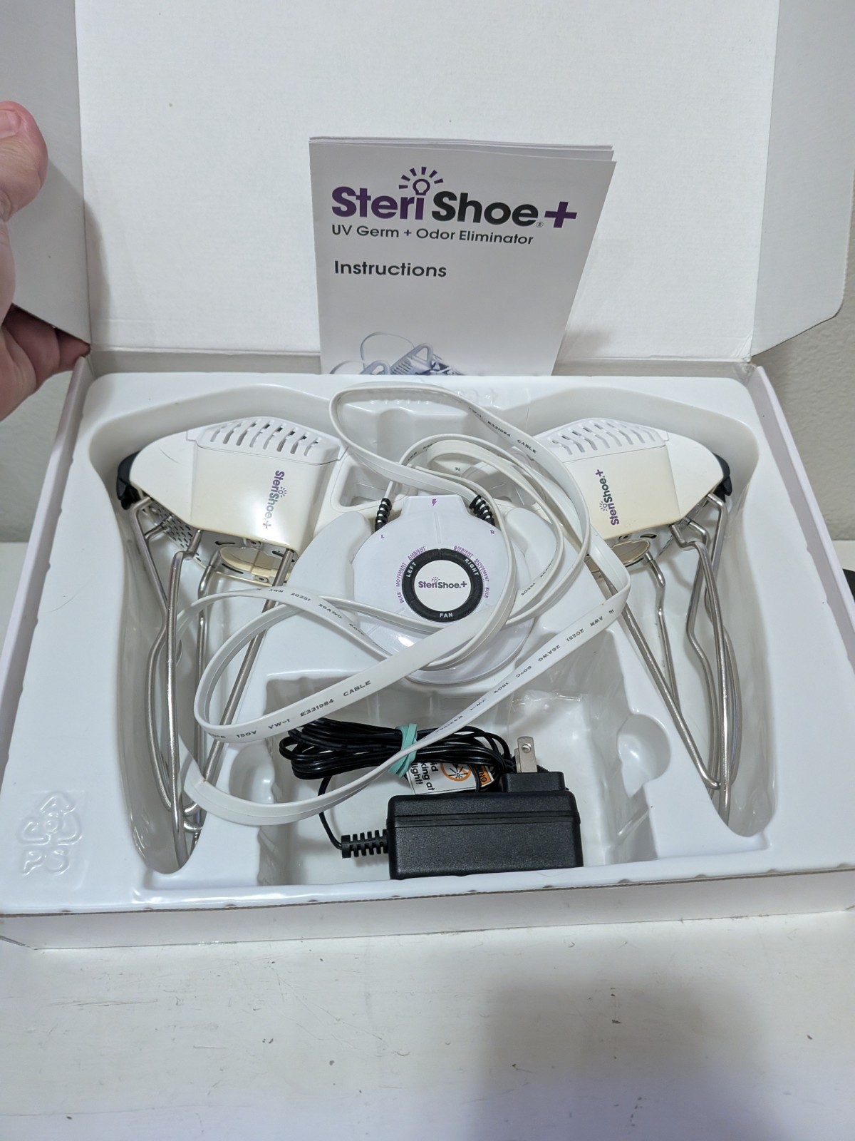 STERISHOE+UV Germ & Odor Eliminator STSH-PLUS-001 Steri Shoe Sanitizer All Sizes