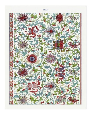 Elegant Vintage Floral Wall Mural for Home Decoration Garden Poster