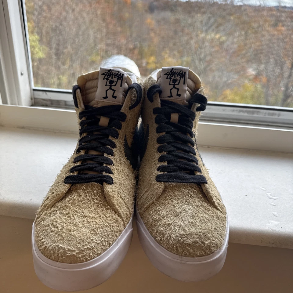 Nike Stussy x Blazer SB Mid Midwest Gold Size 10 - Image 3 of 4