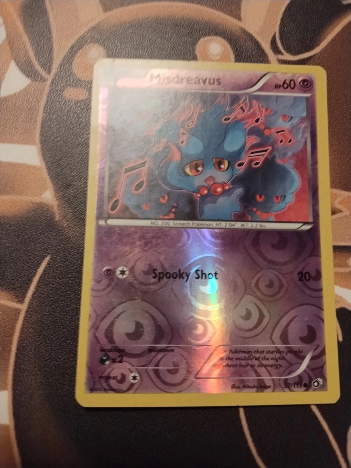 Misdreavus 57/113 Legendary Treasures Reverse Holo-Light Play