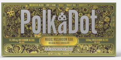 #ad Authentic PolkaDot Magical Mushroom Belgian Milk 10000mg Dubai Chocolat $45.00