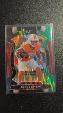 2025 Panini Select #38 Bucky Irving Black and Green Prizm Shock