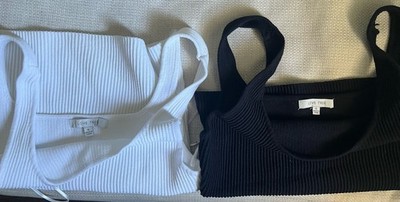 Set of 2 Womens Love Tree Size Small Black &White