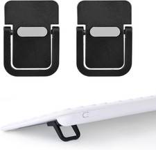 2pcs Mini Portable Laptop Stand, Zinc Alloy Foldable Laptop Keyboard Riser Self-