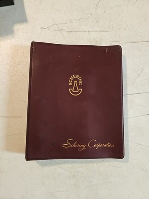 Vintage 1969 Schering Corp Pharmaceutical Price List &Product Data In Binder