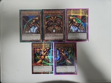 Yugioh Exodia Completa QCR Segreta Rara SET 25° Anniversario Collezione/NM/MINT