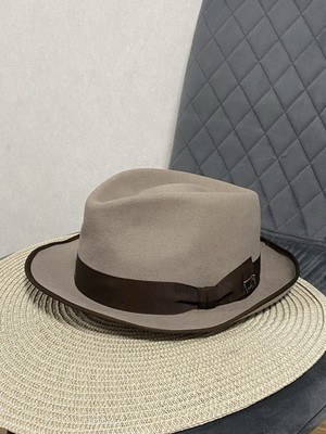 Michael Zechbauer by Mayser Beige Fedora Wool Hat Size: Large
