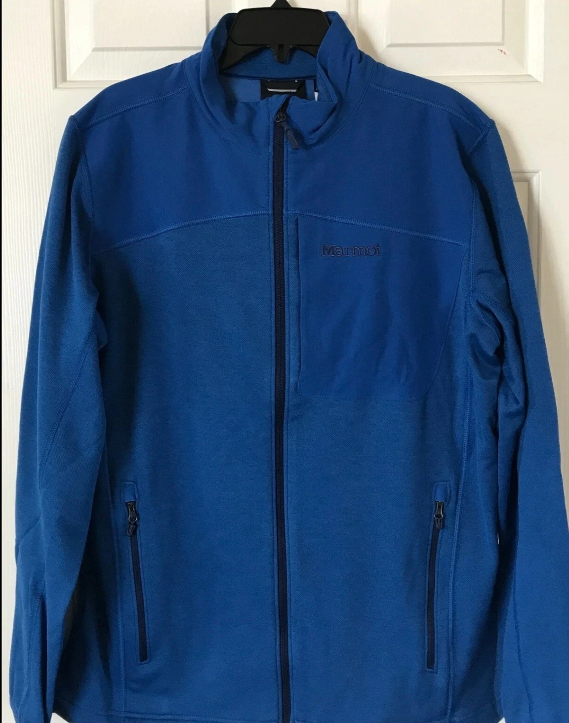 Mens Marmot Outland Fleece Softshell Full Zip Jacket 84520 Blue XL