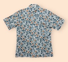 Vintage 1960s McGregor Shirt Men  s Medium Floral Button Up Vtg 60s