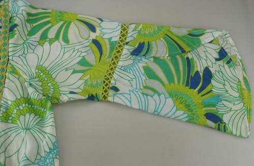 Tropical Embroidered Blouse by Miss June Sun Kiss Top Size 10/12 - Picture 8 of 8