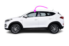Fits: 2010-2015 Hyundai Tucson 4D Utility Front Left Driver Door Window Glass