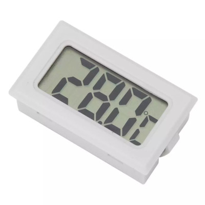 Digitales Thermometer Temperatur LCD Kühlschrank Gefrierschrank Außen Weiß