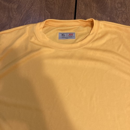 A4 Boy's Moisture-Wicking Tee, Sz Youth XL, Gold, New w/o Tags (116) - Picture 2 of 5