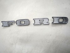 67 68 69 1967 1968 1969 Ford Truck Hood Letters Chrome F100 F250 New 