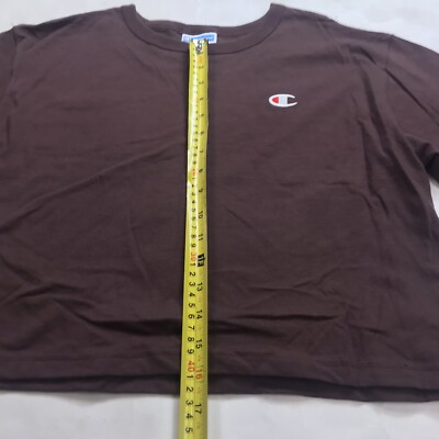 Champion women 100% authentic size medium S/S half Crop t-shirt