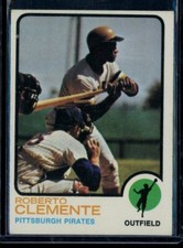 1973 Topps #50 Roberto Clemente Pirates Lt. Wrinkle VG-EX LOOK!