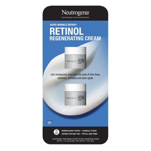 Neutrogena Rápido Arruga Reparar Antiedad Retinol Crema, 2x 48G - Picture 1 of 4