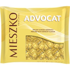 MIESZKO - ADVOCAT PRALINES - 1000G 1KG - CHOCOLATE CANDY FILLED WITH ALCOHOL