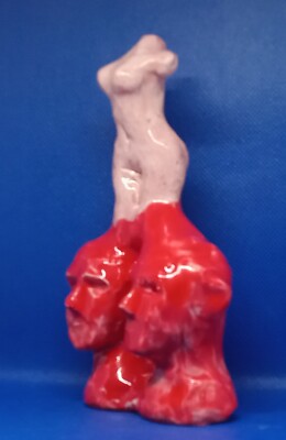 ''Jealousy''-Expensive Original Clay Sculpture,  unique &unusual.