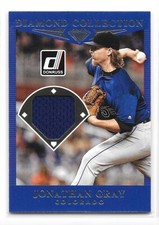 Jon Gray 2017 Donruss Diamond Collection Jersey Relic DC-JG