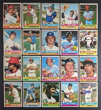 1976 Topps Baseball Set Break 20 Cards