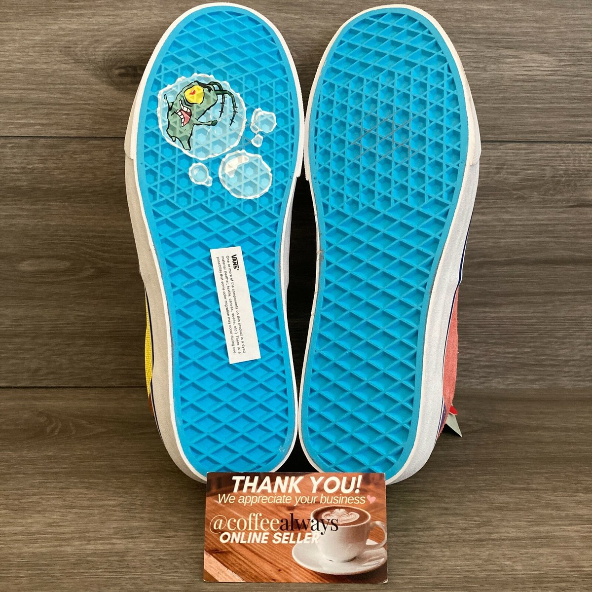 Vans x Spongebob Squarepants Era Best Friends Size 7.5 Men