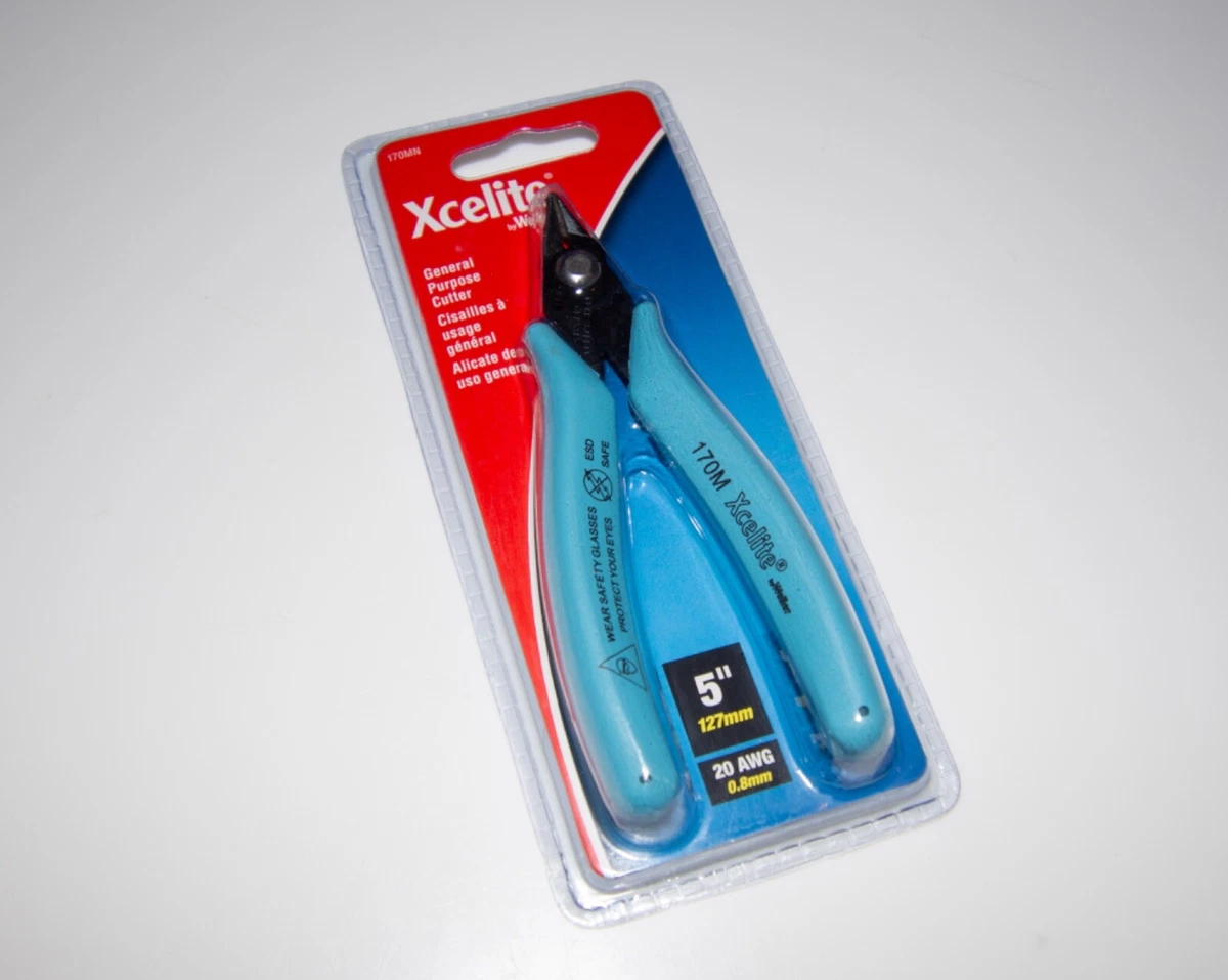 Weller Xcelite 170MN ESD Safe Shear Cutter – 5-Inch General Purpose Flush Cutter For Electronics, Jewelry, Zip Ties & Home Repair