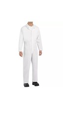 NWT Red Kap Mens Twill Action Coverall Painters Suit White Size 36 RG