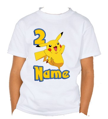 Pokemon Birthday Shirt NAME 