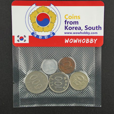 South Korean Coins π°π· 5 Unique Random Coins from South Korea π°π· South Korean Coins π°π· 5 Unique Random Coins from South Korea π°π·