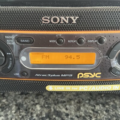 Sony Boombox CD MP3 AM/FM Radio Player Personal Audio System ZS-SN10 | eBay