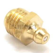 LOT 2 M12x1.5mm Metric Male Brass Grease Zerk Nipple Fitting For Grease Gun