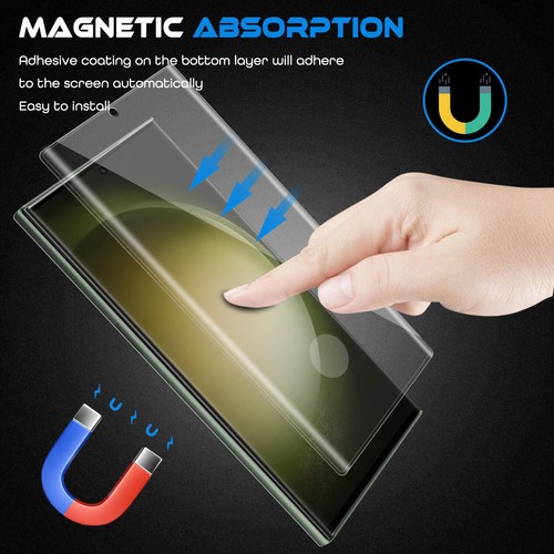 Protector vidrio templado 2 piezas para Samsung Galaxy S24 S21 S22 S23 S9 S10 Note20 - Imagen 8 de 13