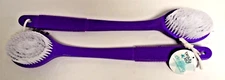 Lot Of 2 Beauty 360 Purple Cleansing Bath & Shower Brush Long Handle Free Ship