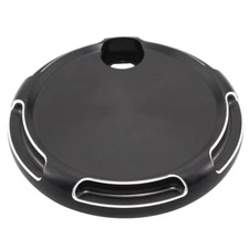 Black Fuel Gas Tank Door Cover Cap For Harley Electra Glide Ultra Classic FLHTCU