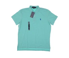 U.S. Polo Assn. L11125 Jade Solid Pique Small Pony Short Sleeve Polo Size XL