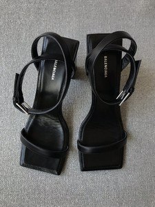 balenciaga leather sandals