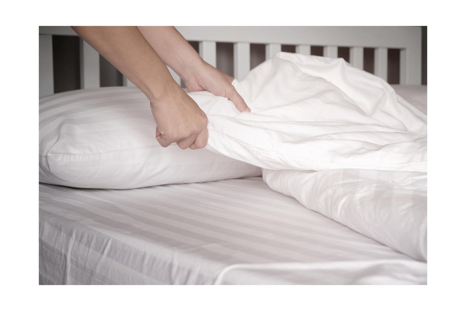 AMERICAN PILLOWCASE 100 Egyptian Cotton Luxury Striped 540 Thread