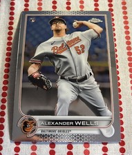 2022 Topps Chrome #49 Alexander Wells Rookie Rc Baltimore Orioles