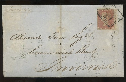 GB QV PENNY REDS SCOTLAND POSTMARKS on COVER ..PRICED SINGLY - Picture 11 of 79