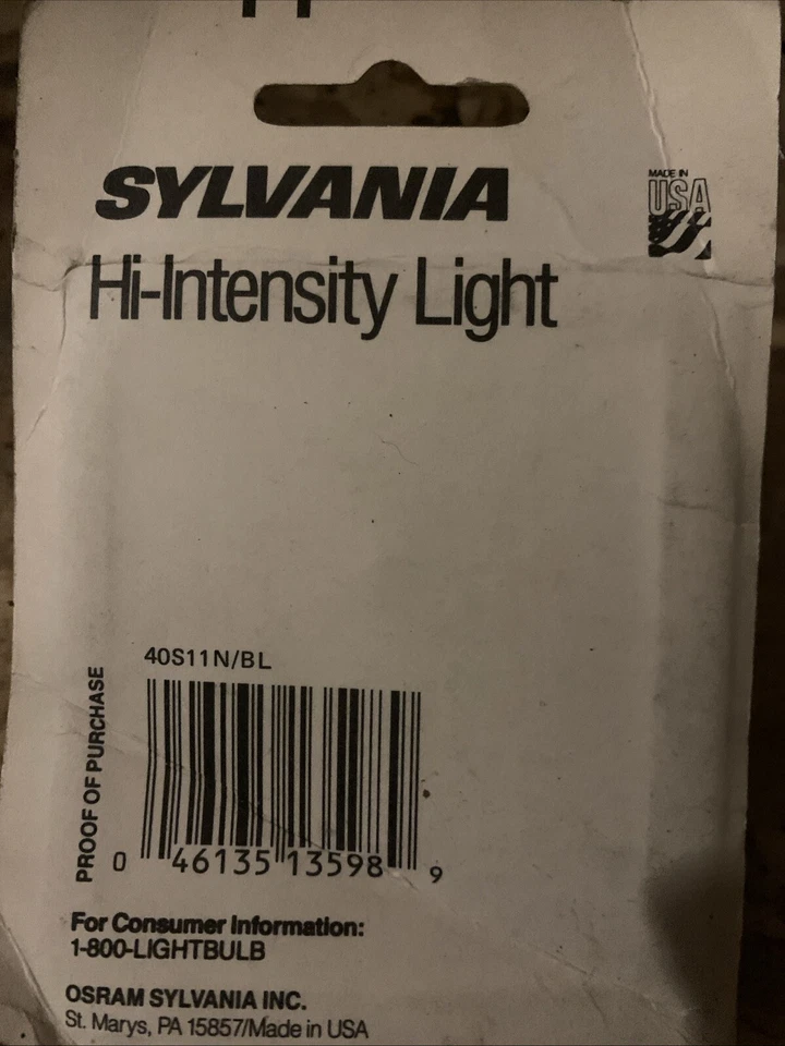 SYLVANIA HI-INTENSITY LIGHT BULB 40W S11 40S11N - Image 2 of 2