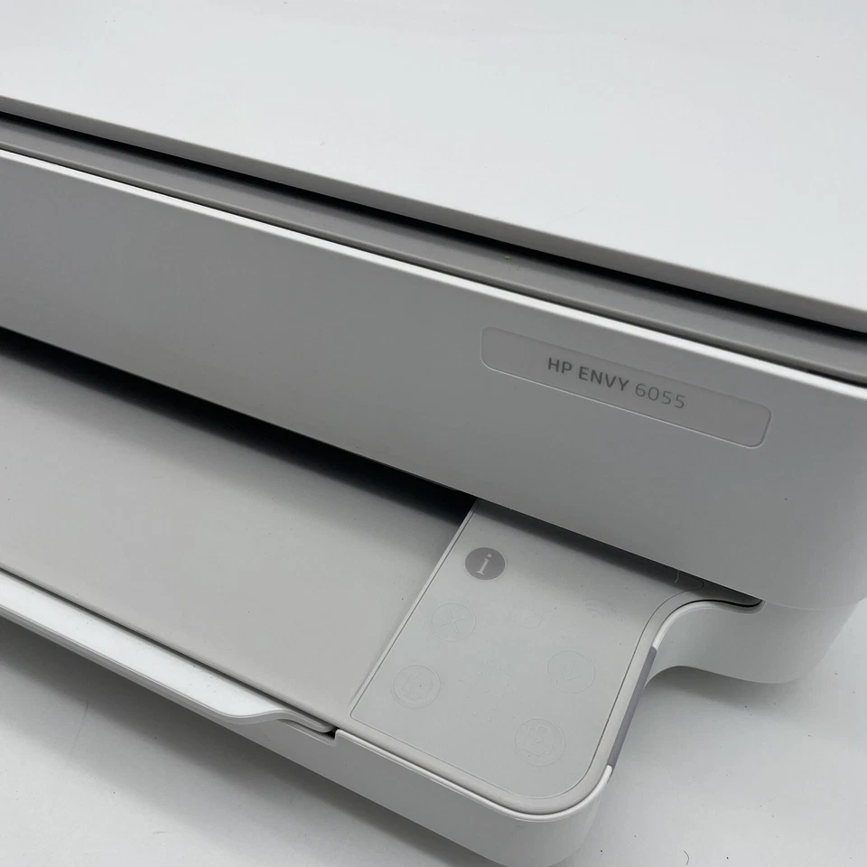 HP Envy 6055 All-Occasion All-in-One Printer White Tested Needs Ink - Image 2 of 4