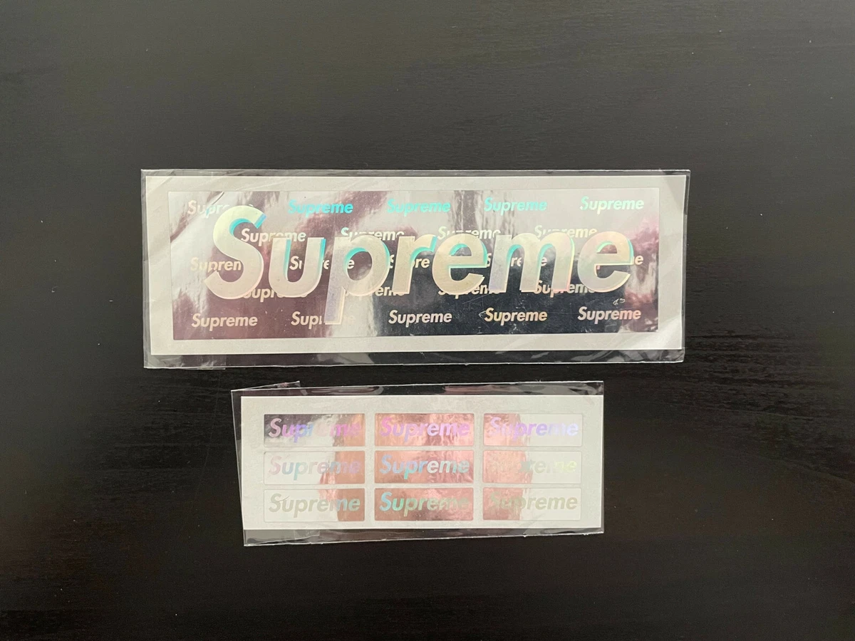 Supreme Holographic Foil Box Logo Sticker Set SS15 NOS New Rare