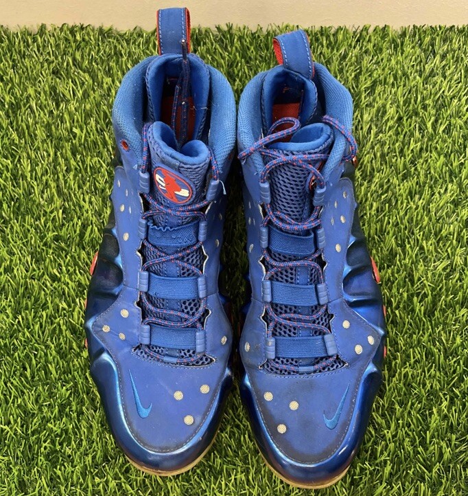 Nike Barkley Posite Max Sixers 2013 76ers Blue Size 11 Sneakers